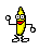 Robot Dance — a dancing banana meme (animated GIF)