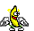 Angel — a dancing banana meme (animated GIF)
