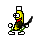 Beard — a dancing banana meme (animated GIF)