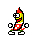 Christmas — a dancing banana meme (animated GIF)