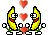 Love — a dancing banana meme (animated GIF)