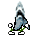 Shark — a dancing banana meme (animated GIF)