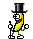 Classy — a dancing banana meme (animated GIF)
