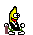 Suit — a dancing banana meme (animated GIF)