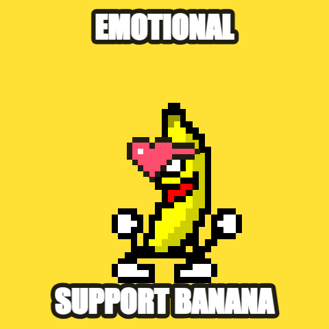 Emotional Support Banana — dancing banana meme