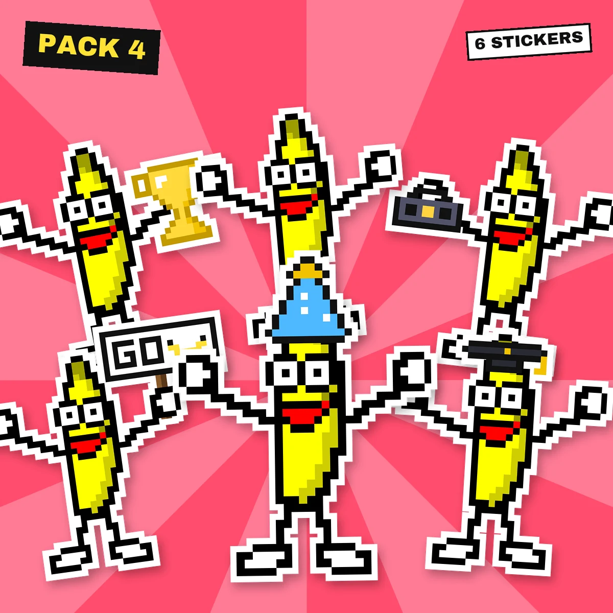 Party: Party Hat, Winner Winner, Boombox, Banana Rights, We Did It, Grad and the Original