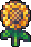 a grown sunflower — park pixel sprite