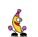 Cheerleader — a dancing banana meme