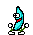 Cyan — a dancing banana meme
