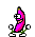 Pink — a dancing banana meme