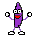 Purple — a dancing banana meme