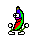 Rainbow2 — a dancing banana meme