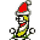 Santa — a dancing banana meme