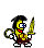 Warrior — a dancing banana meme