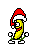 Santa — a dancing banana meme