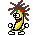 Dreadlocks — a dancing banana meme
