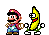 Super Mario Banana Party — a dancing banana meme