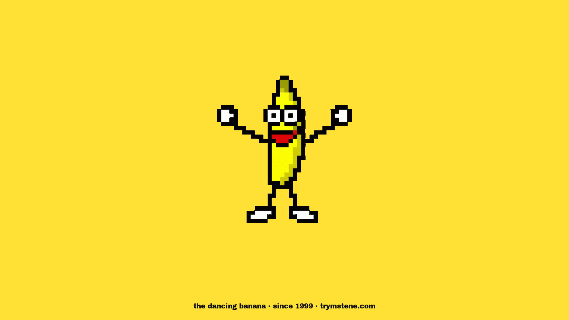 Dancing Banana wallpaper — Classic yellow