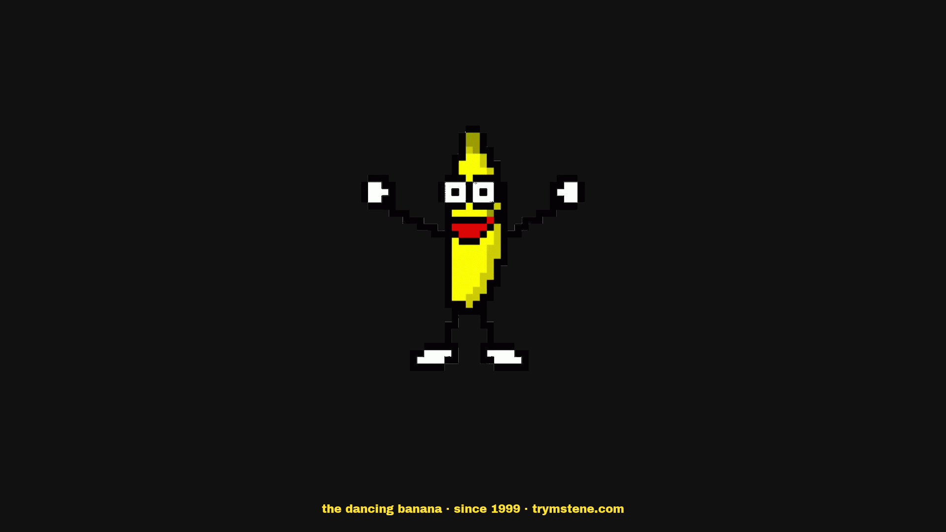 Dancing Banana wallpaper — Dark mode