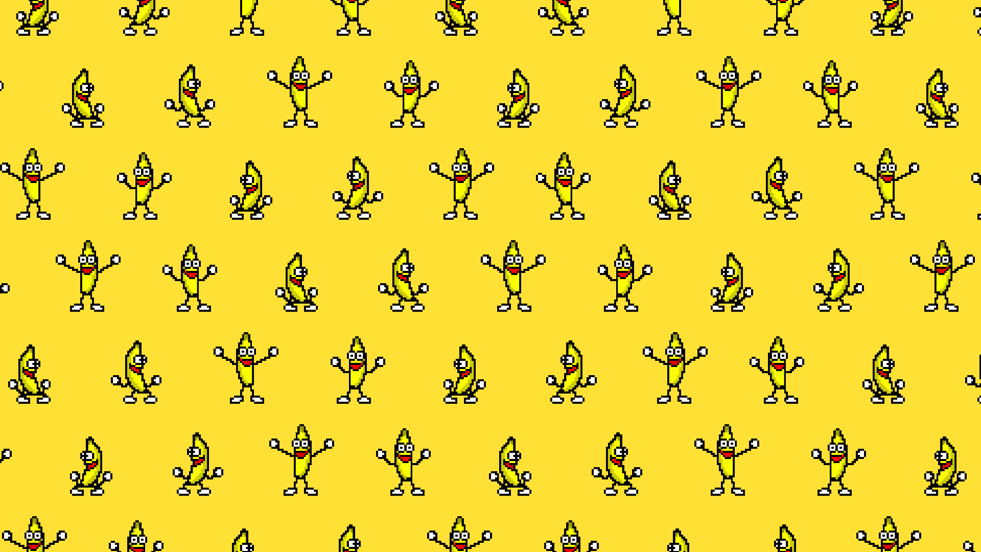 Dancing Banana wallpaper — The pattern