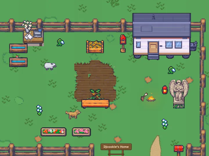 Djcookie’s Home, a homestead a visitor built in Banana World