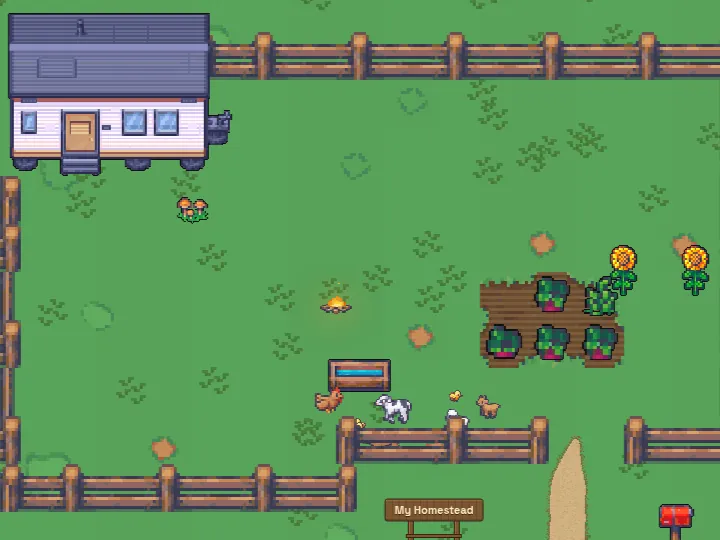 My Homestead, a homestead a visitor built in Banana World