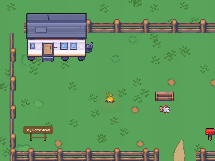 My Homestead, a homestead a visitor built in Banana World